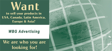 Marketing internacional para industrias, mayoristas y negocios de Estados Unidos y Latino America, marketing y mercadeo directo con progrmas de marketing personalizados en base al mercado y productos, marketing global usando internet con nuestro network internacional de webs que cubren todos los Estados Unidos, China, Europa, Asia y latino America, diseno grafico profesional, y marketing para catalogos industriales en multi idiomas... WBG Marketing de Miami es el lider en el marketing internacional con sede a Miami para el mercado de los Estados Unidos y Latino America